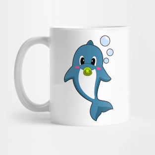 Dolphin Baby Pacifier Mug